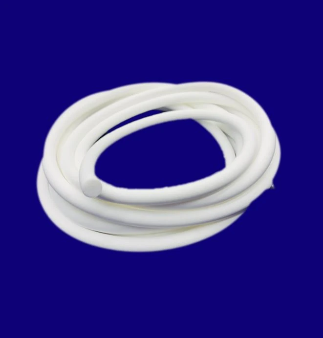 white silicone sponge cord